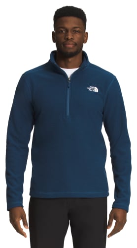 The North Face Textured Cap Rock Quarter-Zip Long-Sleeve Fleece