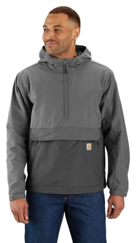 Carhartt Rain Defender Loose-Fit Lightweight Packable Anorak Jacket for Men