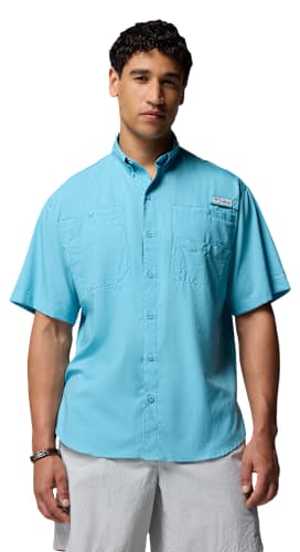 2xlt short sleeve dress shirts Men's Size 2XLT Green Short Sleeve Button Dress Shirt By Van Heusen