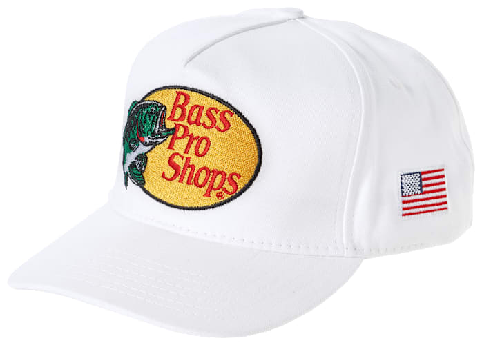 Bass Pro Shops Embroidered Logo Flat-Bill Cap - Pumpkin | Bass Pro