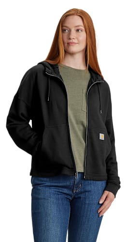 Carhartt Tencel Fiber Series Loose-Fit Full-Zip Sweatshirt for Ladies