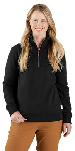 Carhartt TENCEL Fiber Series Relaxed-Fit Half-Zip Long-Sleeve