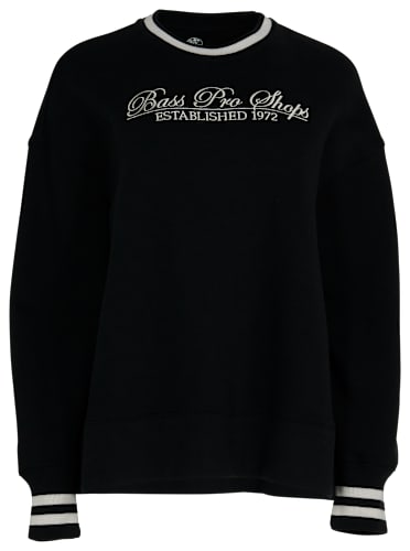 Vintage Y2K Bass Pro Shops Staff Sweatshirt Fishing Outdoors