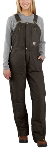 Carhartt Loose-Fit Washed Duck Insulated Biberall Coveralls for