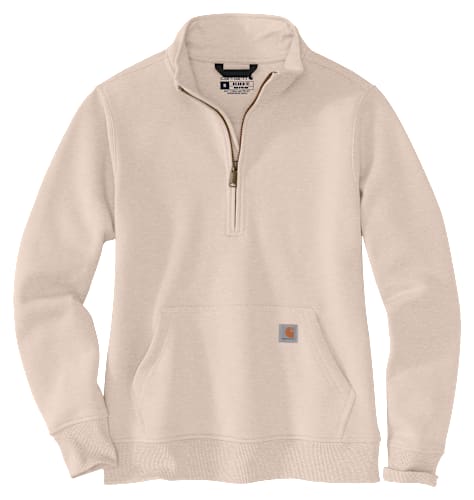Carhartt Relaxed-Fit Midweight Quarter-Zip Mock-Neck Sweatshirt