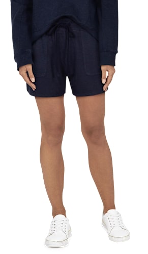 Natural Reflections Rib Trim Shorts for Ladies