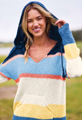 Natural Reflections Baja Desert Long-Sleeve Hoodie for Ladies
