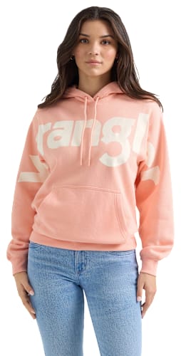 Wrangler Retro Bold Logo Long-Sleeve Hoodie for Ladies