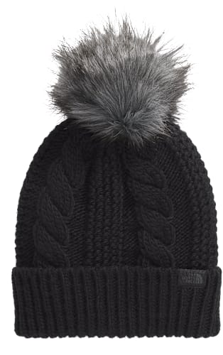 The North Face Oh Mega Fur Pom Beanie - TNF Black | Cabela display picture 3