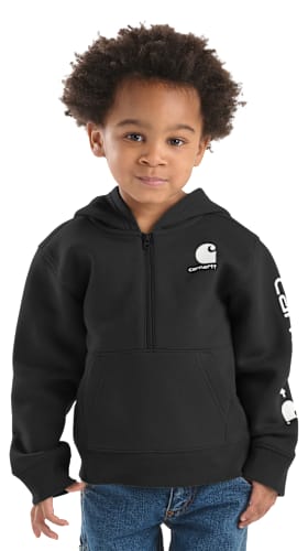 Carhartt Half-Zip Long-Sleeve Hoodie for Toddlers