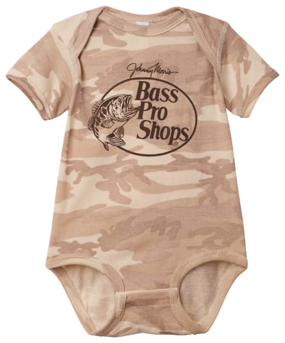 Bass Pro Shops Original Logo Short-Sleeve Bodysuit for Babies