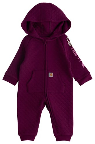 Carhartt Quilted Zip-Front Long-Sleeve Coveralls for Babies