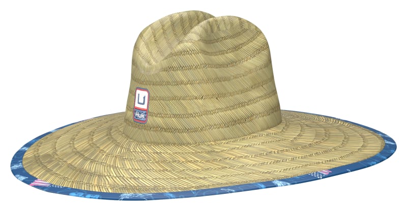 Huk Fish and Flag Straw Hat for Kids Cabela's