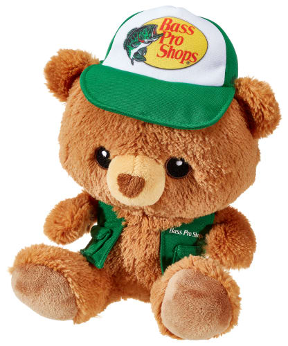 Bass Pro Shop Trucker Cap Bear バスプロ 限定 熊 Bass Pro Shops Plush Stuffed Trucker Cap Bear Toy | Bass Pro