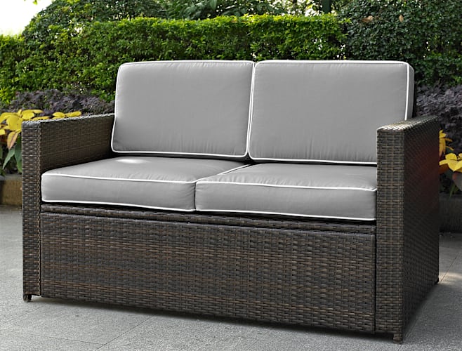 Crosley Palm Harbor Outdoor Wicker Loveseat Bass Pro Shops