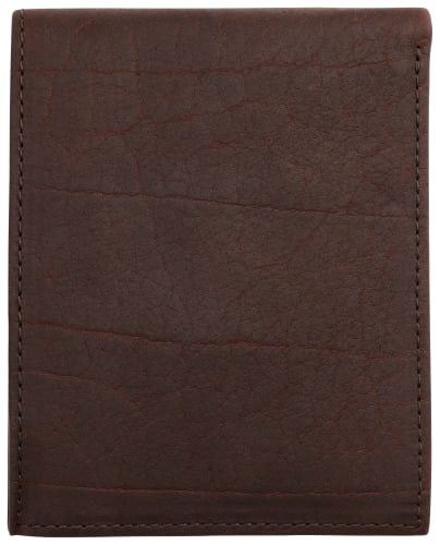 NRA 5-in-1 RFID-Blocking Bifold Wallet - Genuine Leather, 2nd Amendment, Brown