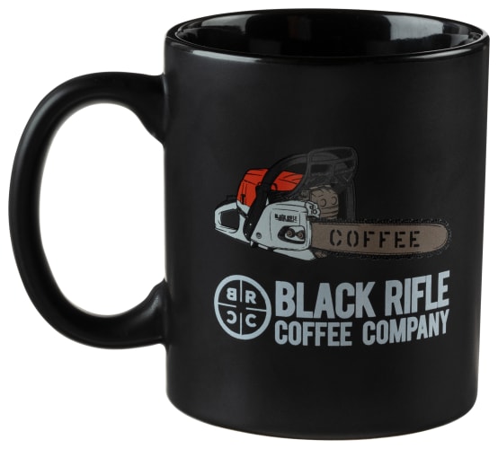 black rifle coffee シェラカップ Black Rifle Coffee Company Bass Pro Shops Logo Chainsaw Ceramic