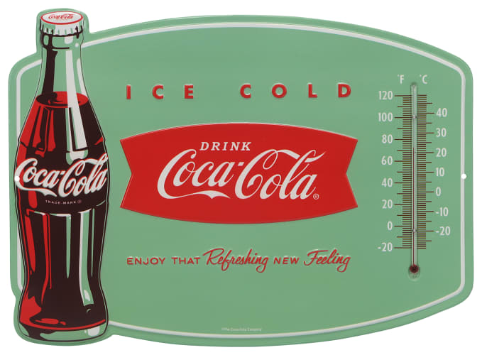 Open Road Brands Coca-Cola Ice Cold Metal Wall Thermometer | Cabela's