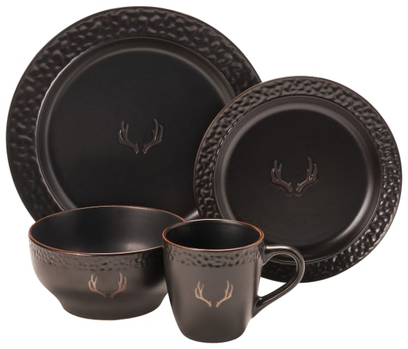 White River Home Antler 16-Piece Dinnerware Set