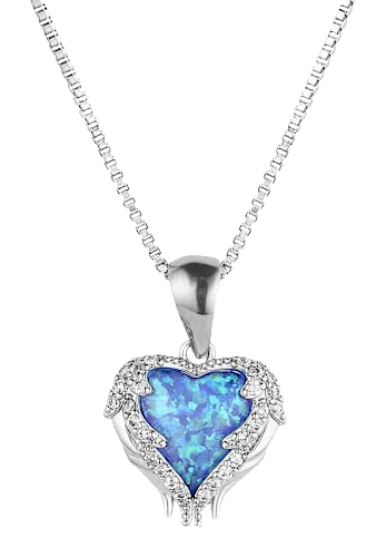 Montana Silversmiths Heart's Flame Opal Necklace Cabela's