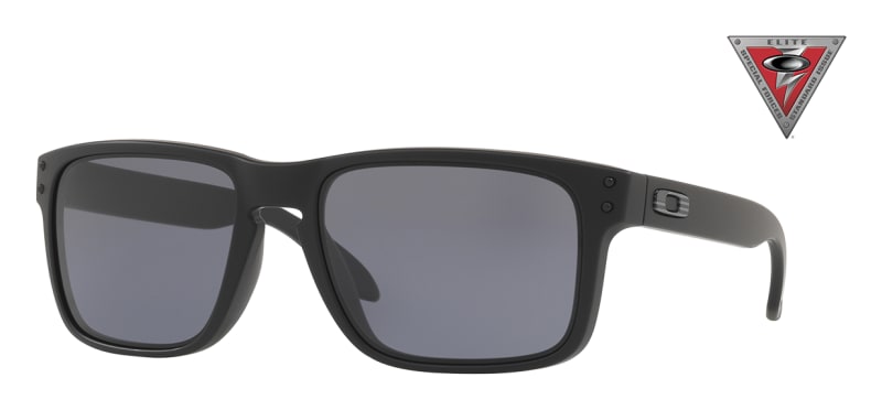 Oakley Holbrook OO9102 Prizm Grey Sunglasses - Matte Black/Tonal