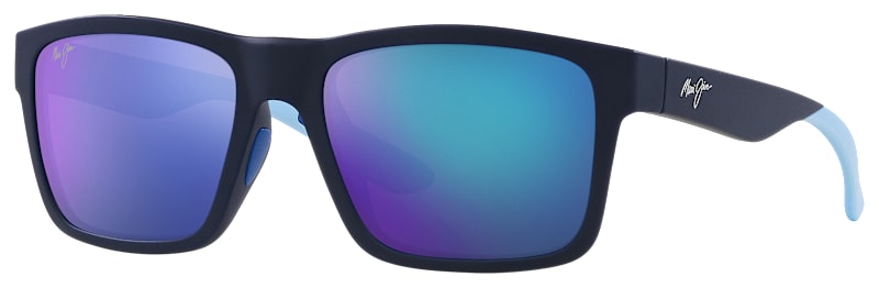 Maui Jim The Flats Glass Polarized Sunglasses - Navy/Light