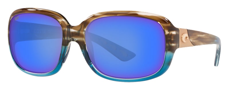 Costa Sunglasses Gannett Tortoise Shell Ladies 580p Costa Gannet M (58-17) with Copper lenses and Shiny Tortoise  main image 3
