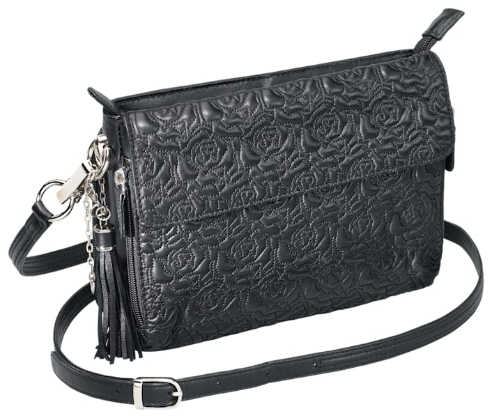 Gun Tote'n Mamas Embroidered Lambskin Concealed Carry Handbag