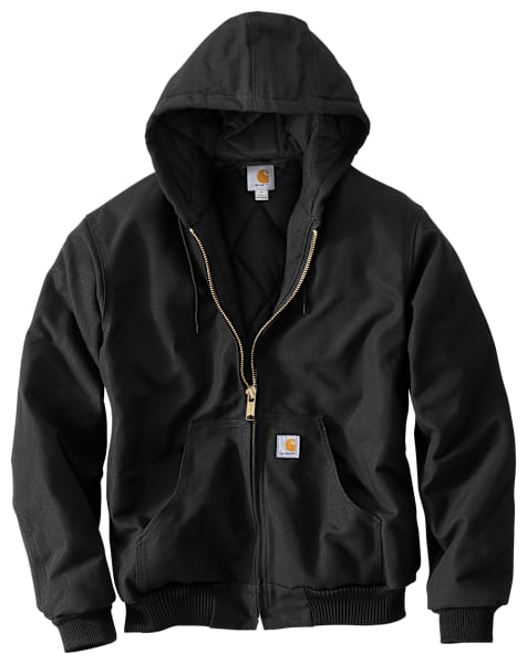 Carhartt Loose-Fit Firm Duck Insulated Flannel-Lined Active Jacket for Men