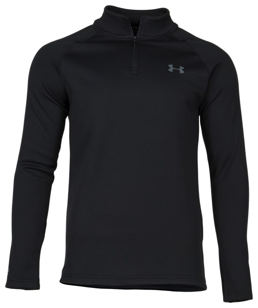 Under Armour ColdGear ゴルフ用ウェア Lサイズ ブラック Under Armour ColdGear Base 4.0 Series Packaged Quarter-Zip