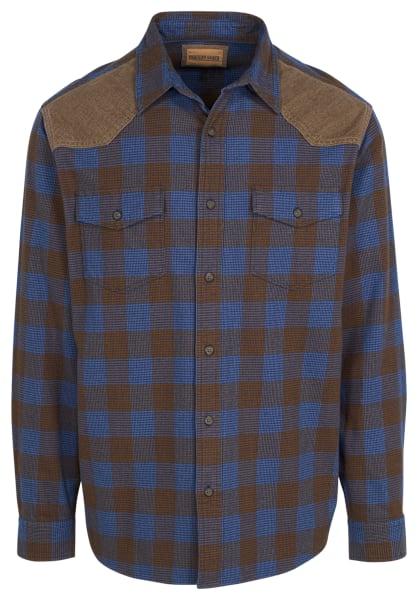 RedHead Ranch Stilwell Corduroy Trim Flannel Long-Sleeve Shirt for Men