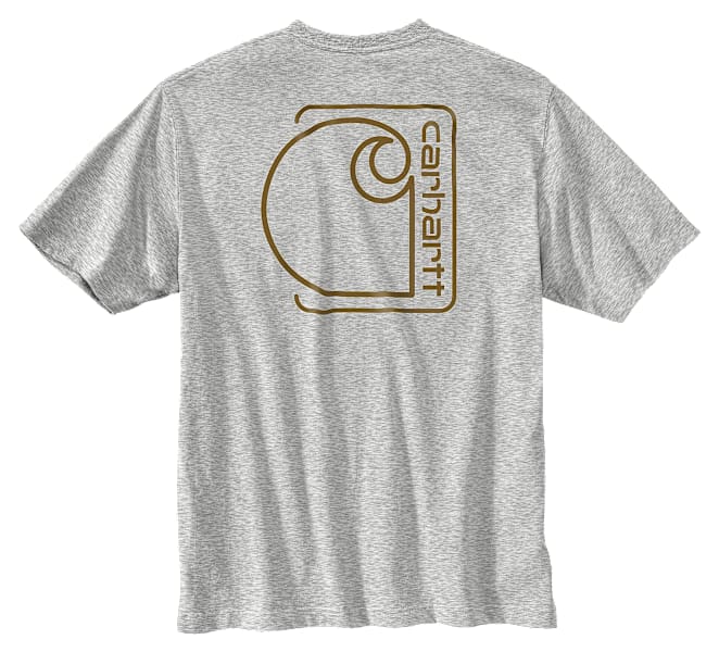 Carhartt Relaxed-Fit C Graphic Short-Sleeve Pocket T-Shirt for Men