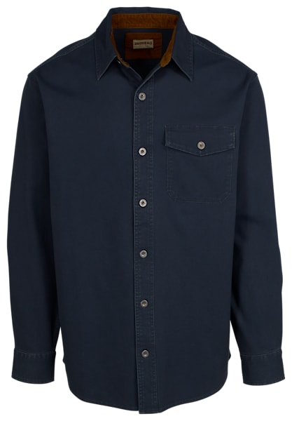 RedHead Stonewash Canvas Long-Sleeve Button-Up Shirt for Men