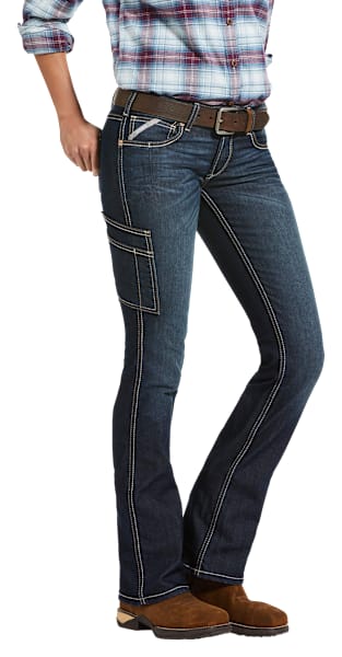 Ariat Rebar DuraStretch Riveter Boot Cut Jeans for Ladies
