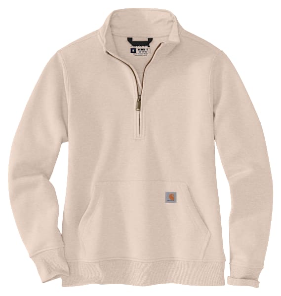 carhartt women&#039;s carhartt midweight mock neck zip sweatshirt