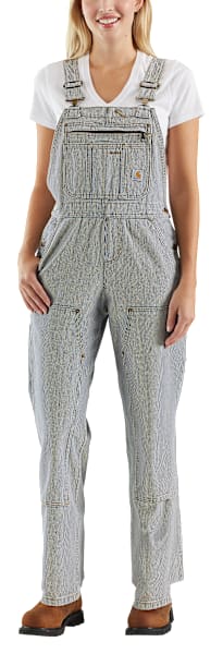 【Carhartt】 DOUBLE-FRONT BIB レデ イスオーバーオール Rugged Flex Twill Double Front Bib Overall | Carhartt Reworked