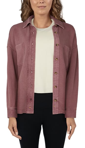 【新品未使用】RRL French Terry Shirt Jacket French Terry Shirt Jacket | Banana Republic