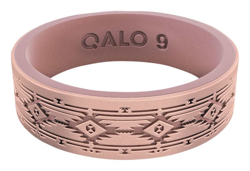 Gold Silicone Wedding Ring Qalo Rose Gold QALO Women's Stackable Q