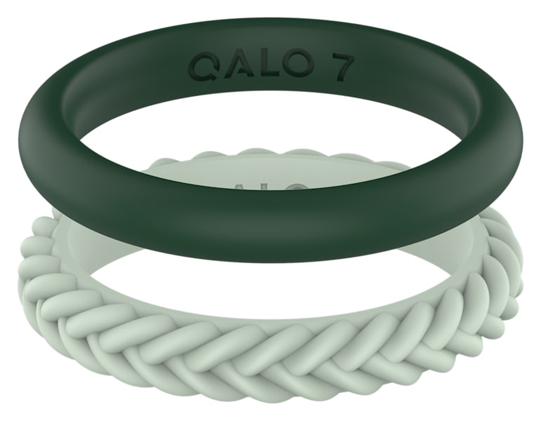 Step Edge Qalo Rings Canada Qalo Men's Black Step Edge Q2X