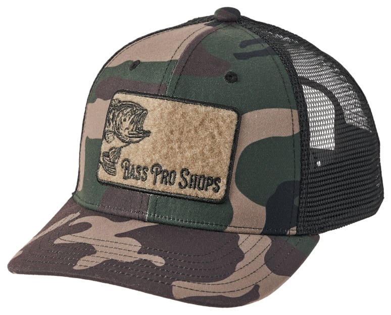 Bass Pro Shops Double-Duty Patch Mesh-Back Cap