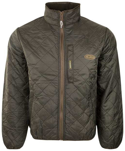 Drake Waterfowl Delta Fleece-Lined Quilted Jacket for Men
