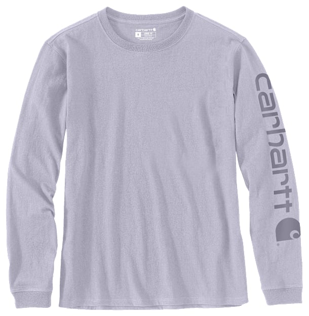 Carhartt Logo Sleeve Graphic Heavyweight Long-Sleeve T-Shirt for Ladies