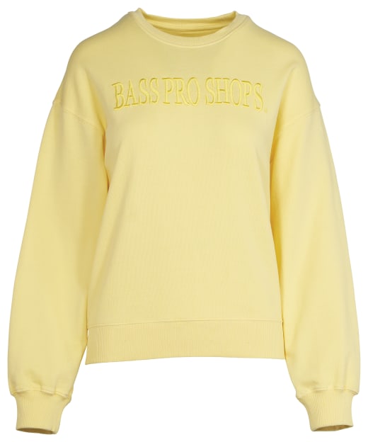 Bass Pro Shops Embroidered Crew-Neck Long-Sleeve Sweatshirt for Ladies