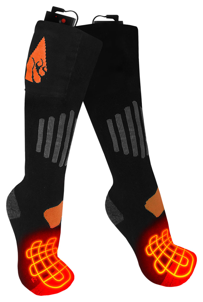 ActionHeat AA Battery-Heated Wool Socks