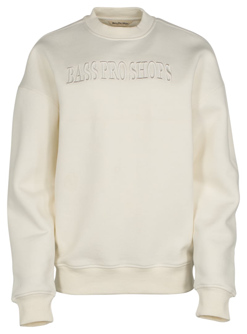 Bass Pro Shops Embroidered Crew-Neck Long-Sleeve Sweatshirt for Ladies