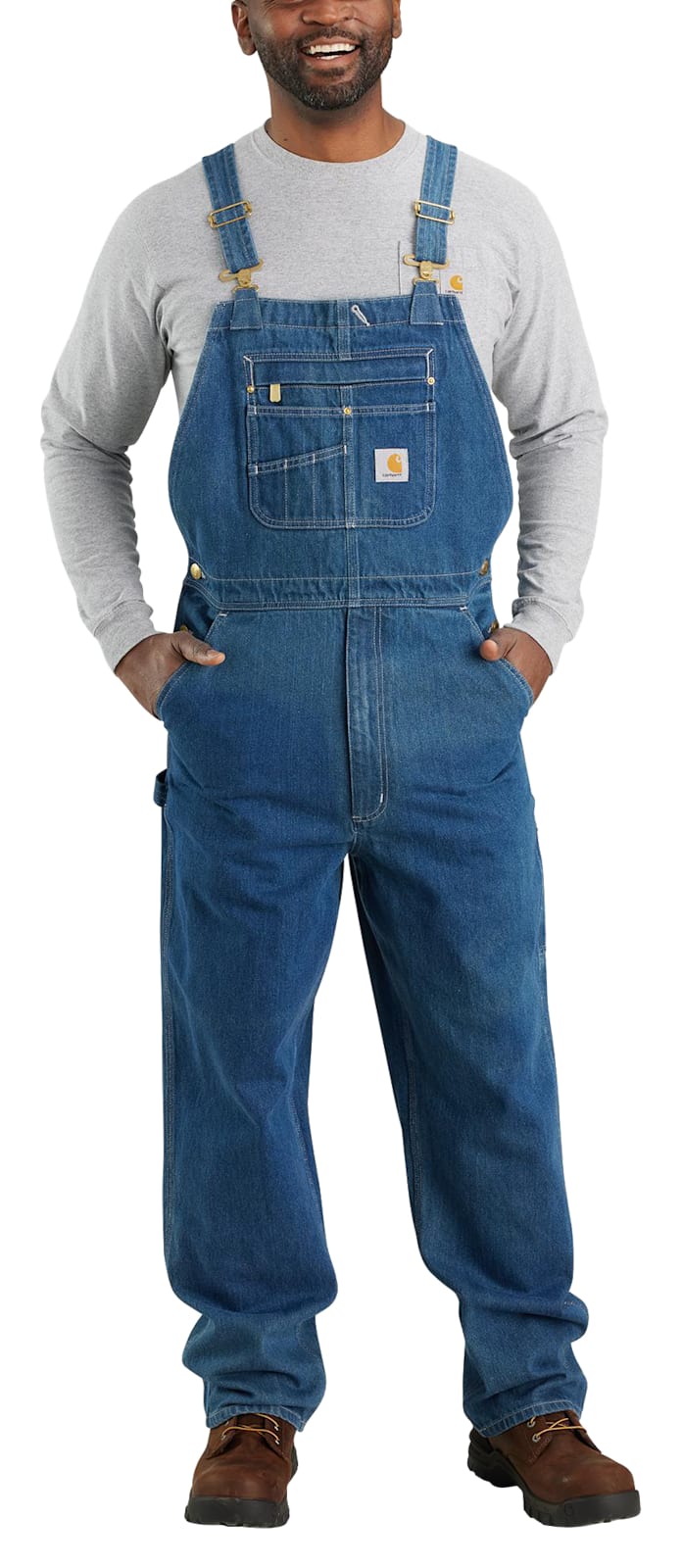 Carhartt Loose-Fit Denim Bib Overalls for Men