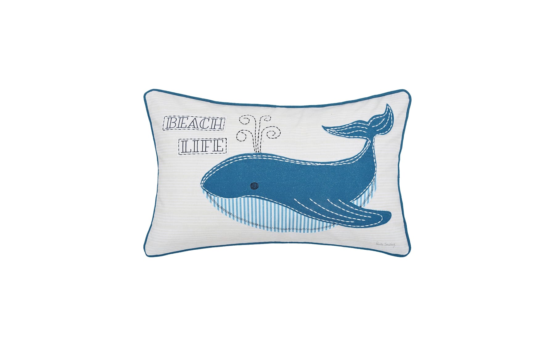 C&F Home Whale Beach Life Pillow