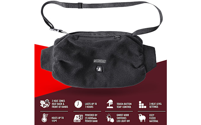 RedHead Web-Enabled 5V Battery-Heated Handwarmer Muff