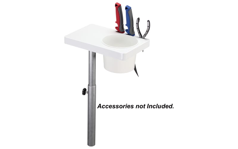 Offshore Angler Pier Cart Cutting Table-White