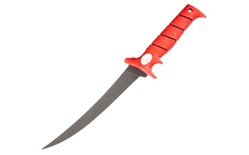 Bubba Tapered Blade Flex Fillet Knife-Red